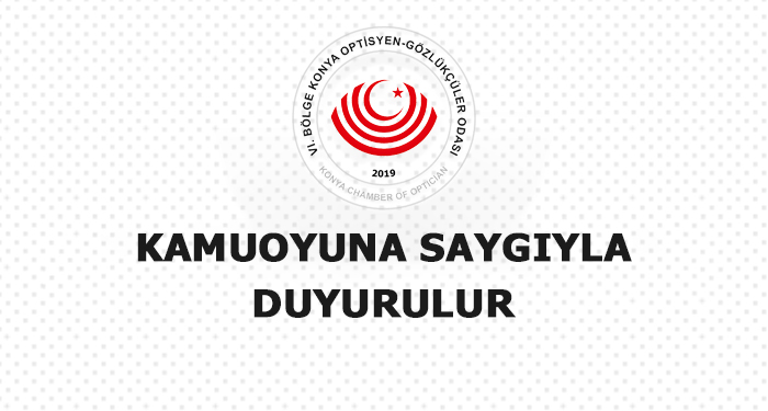 Kamuoyuna Saygıyla Duyurulur