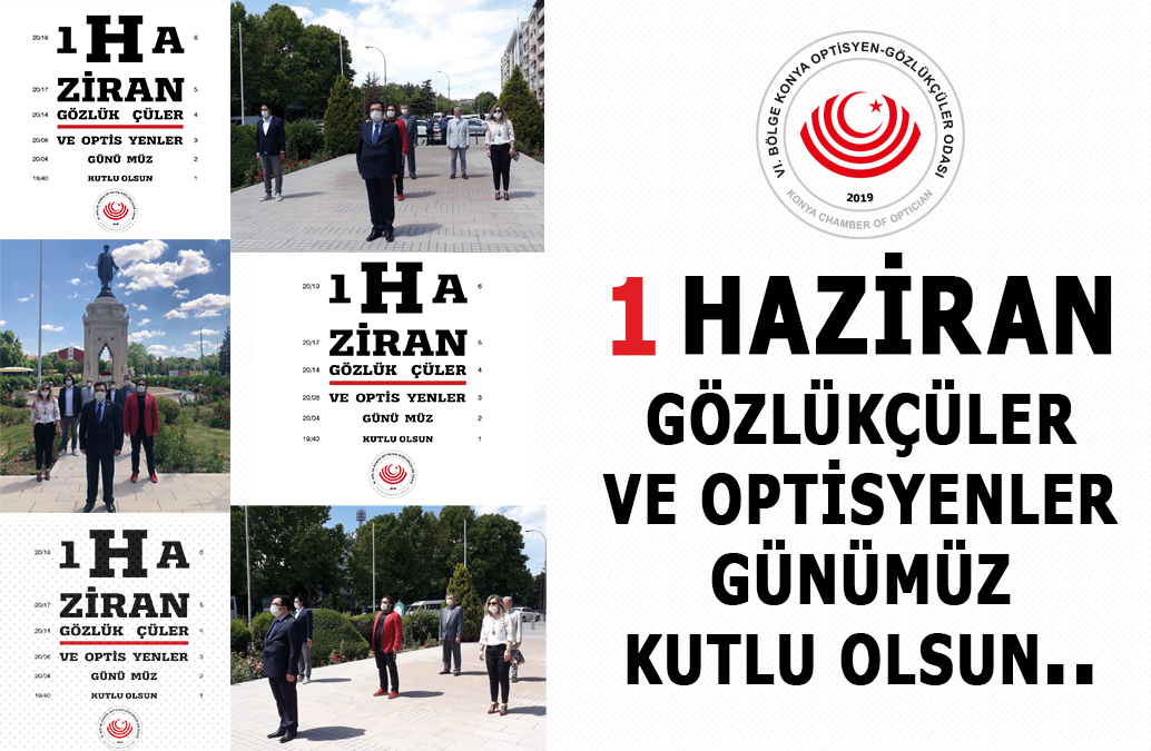 1 Haziran Gözlükçüler ve Optisyenler Günümüz Kutlu Olsun