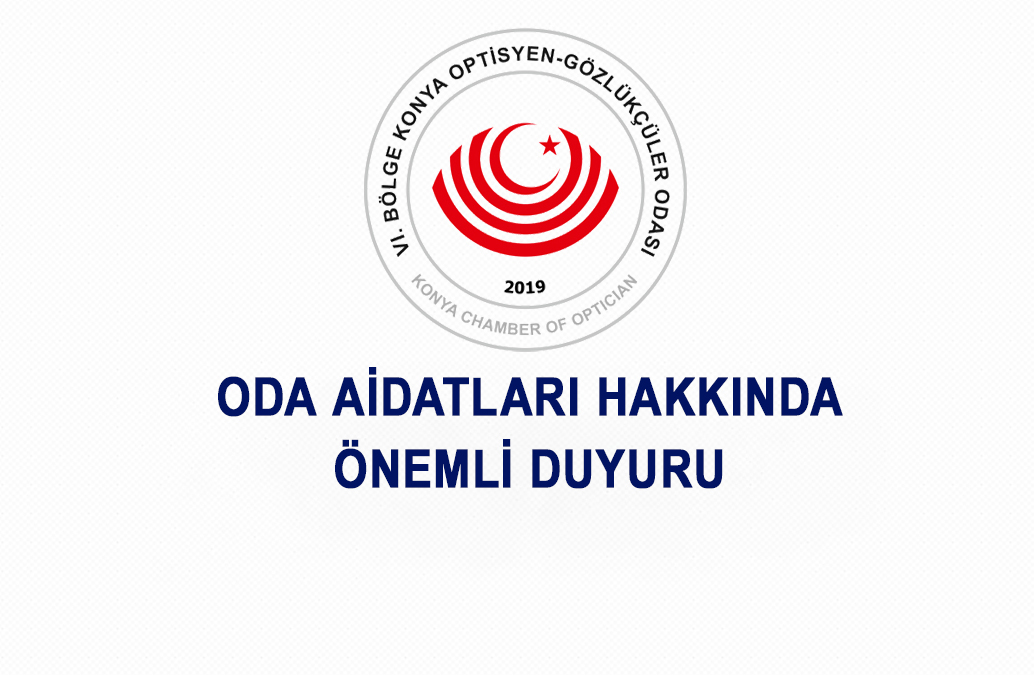 Oda Aidatları Hakkında Önemli Duyuru